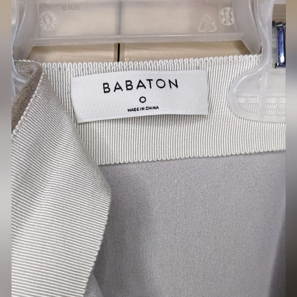 Aritzia Babaton Modern Mini Skirt - Faux Suede Light Tan/Sand - Picture 6 of 7